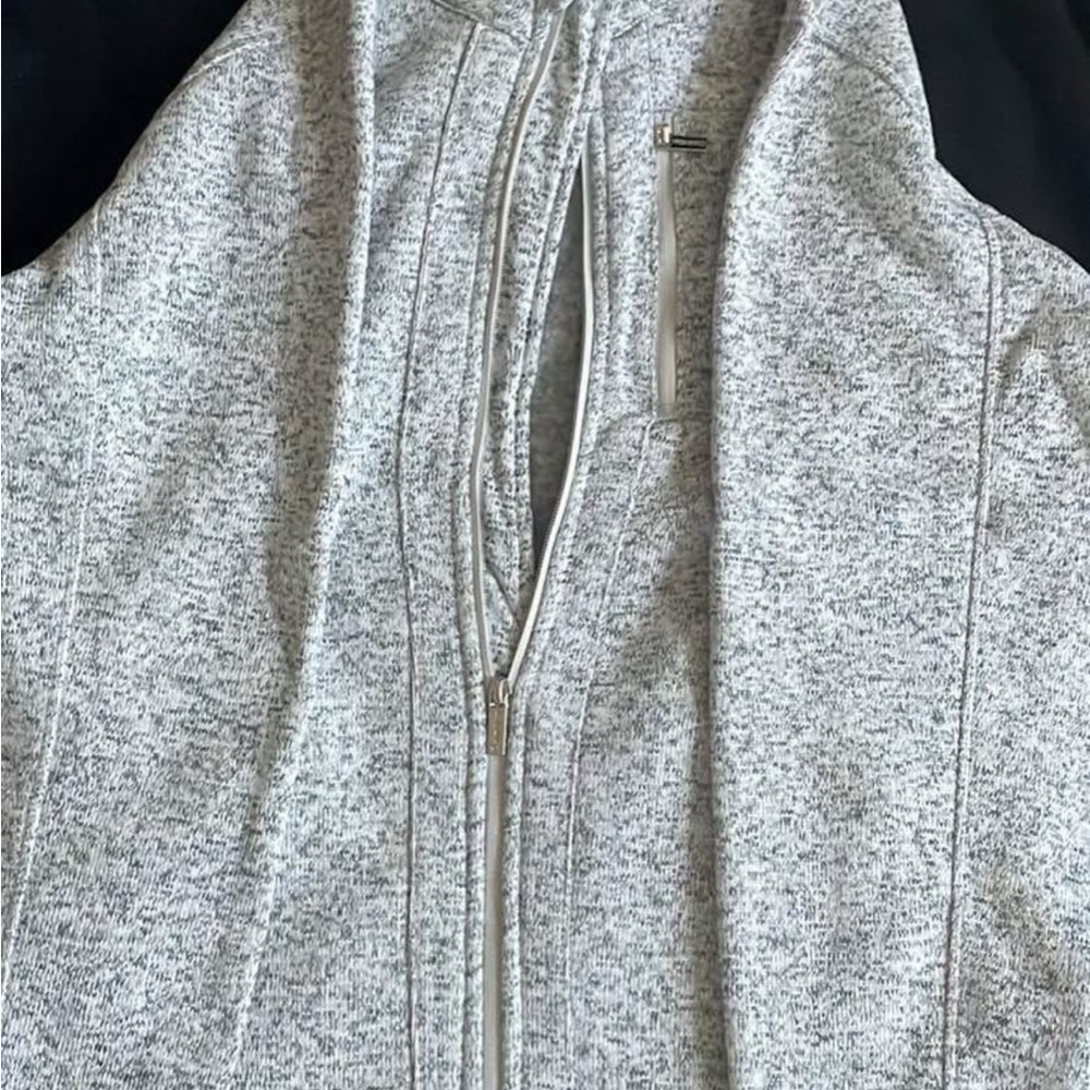 Gray Zip-Up Jacket